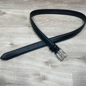 Leather black belt size 36